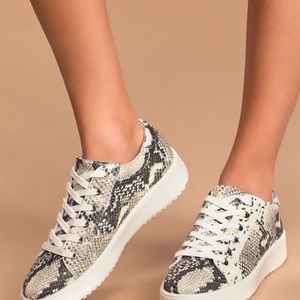 Steve Madden Snakeskin Sneakers